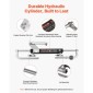 VEVOR Hydraulic Steering Kit, 70kW (90 HP), Marine Boat Hydraulic Steering System, με αντλία πηδαλίου 6,9 MPa/1000 psi, κύλινδρο κλειδώματος διπλής κατεύθυνσης και σωλήνες υψηλής αντοχής 7,32 m, για χρήση σε έναν σταθμό, χρήση ενός κινητήρα