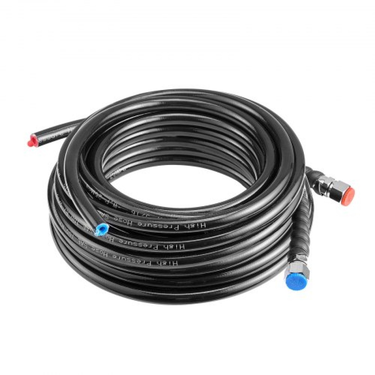 VEVOR Hydraulic Steering Kit, 70kW (90 HP), Marine Boat Hydraulic Steering System, με αντλία πηδαλίου 6,9 MPa/1000 psi, κύλινδρο κλειδώματος διπλής κατεύθυνσης και σωλήνες υψηλής αντοχής 7,32 m, για χρήση σε έναν σταθμό, χρήση ενός κινητήρα