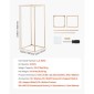 VEVOR Wedding Flower Stand, 10PCS 23,62 ιντσών Stand λουλουδιών, Floral Stand με ακρυλικό Laminate, Ορθογώνιο Floral ράφι για γάμο, πάρτι, γενέθλια, σπίτι, γαλλικά χρυσά stand