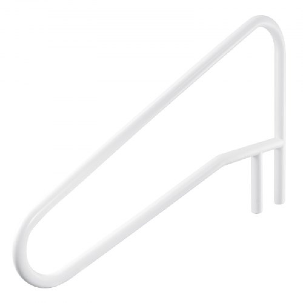 Κιγκλίδωμα πισίνας VEVOR, 137,1 x 81,3 cm Κουπαστή πισίνας, 100 kg Χωρητικότητα φορτίου βαρέως τύπου από ανοξείδωτο ατσάλι, κουπαστή κολύμβησης, απρόσκοπτη συγκόλληση, εσοχή ή βάση στήριξης, για δίπλα στην πισίνα, θαλάσσια πάρκα, κέντρα σπα