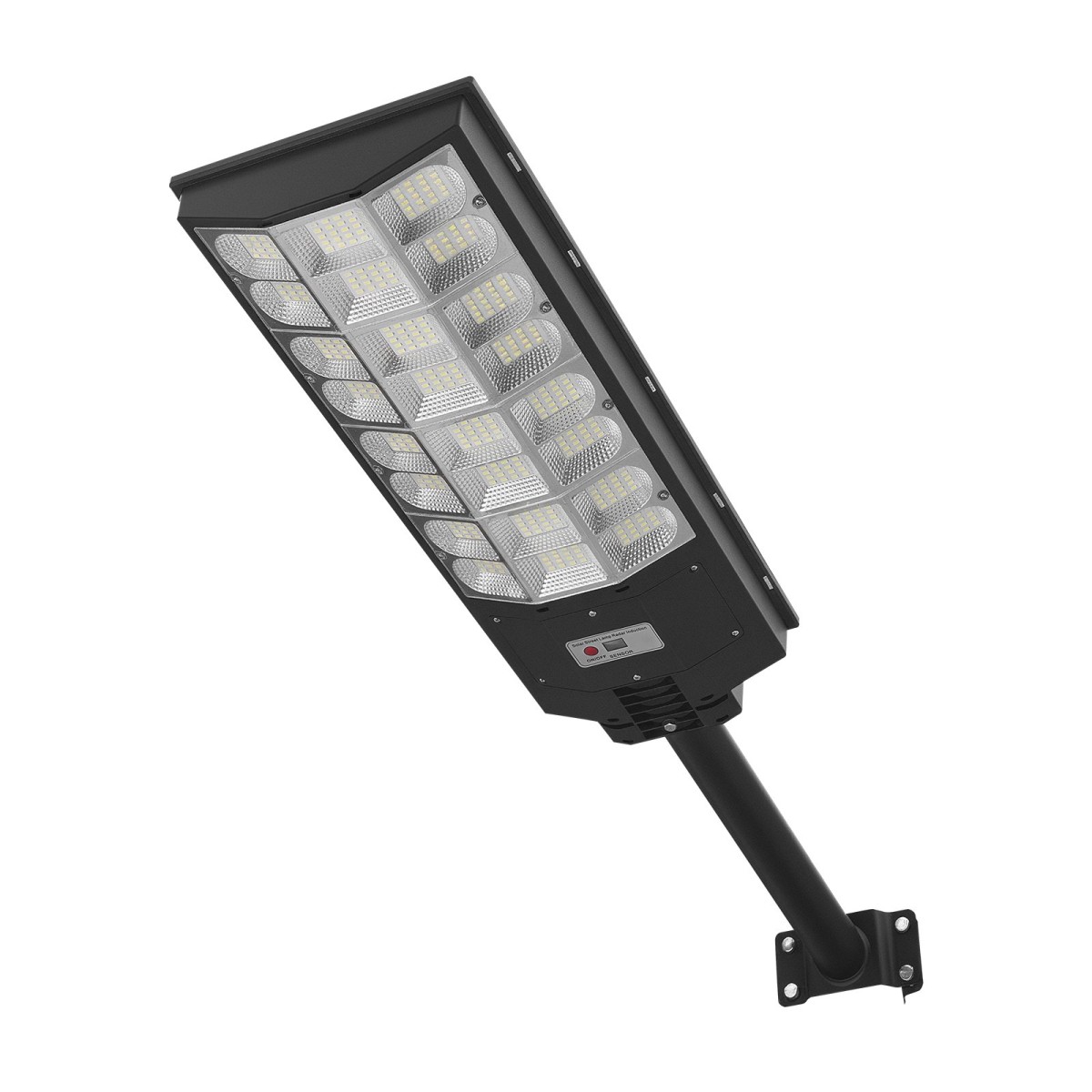 VEVOR 8000W Solar Street Lights Outdoor, 450000LM, Επαγγελματικός Χώρος Στάθμευσης Φώτα Dusk to Dawn, LED Flood Security Lamp with Motion Sensor, IP67 Waterproof Outdoor Light, for Driveway Yard, 2 Pack