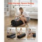 VEVOR Ιαπωνικό πατάκι τατάμι, Πτυσσόμενο ιαπωνικό στρώμα τατάμι πλήρους μεγέθους, στρώμα Futon με τσάντα αποθήκευσης & κούμπωμα, πατάκι 9 στρώσεων για ύπνο, κοιτώνα, διαλογισμός, γιόγκα, 2032 x 1372 x 89 mm, μαύρο