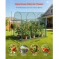 VEVOR Crop Cage, 1,8 x 0,91 x 1,5 m Σκηνή φυτοπροστασίας με πόρτα με φερμουάρ, ανθεκτικό στον άνεμο ψηλό κλωβό καλλιέργειας, εύκολο στην εγκατάσταση, υπερυψωμένο υπαίθριο κάλυμμα κρεβατιού με πλαίσιο, φυτικό δίχτυ για γκαζόν βεράντας κήπου