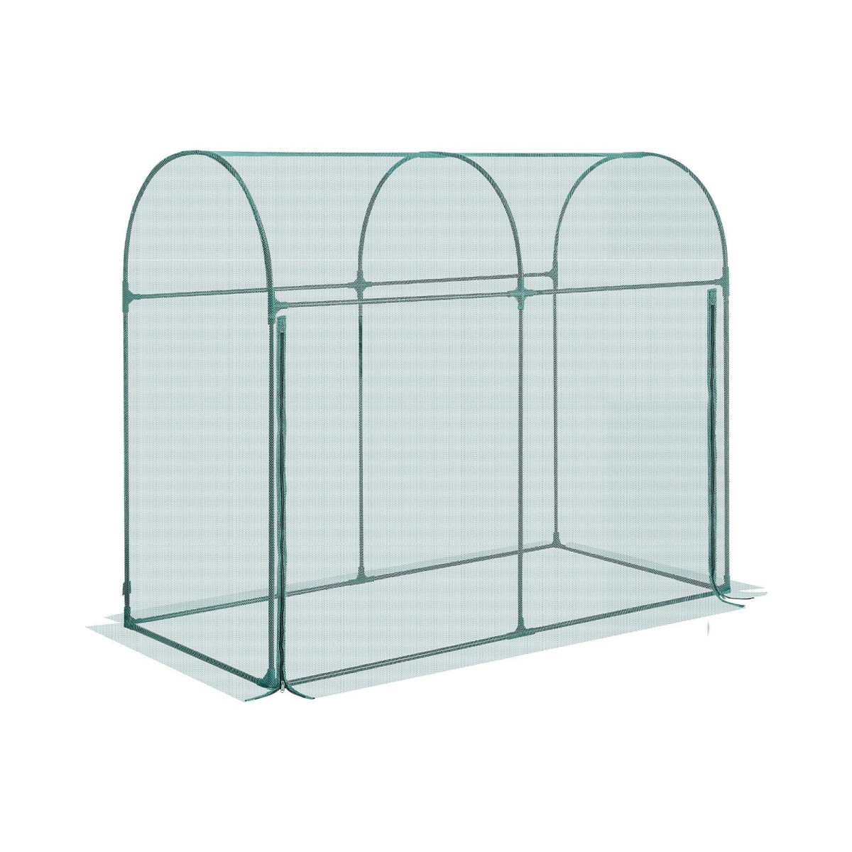 VEVOR Crop Cage, 1,8 x 0,91 x 1,5 m Σκηνή φυτοπροστασίας με πόρτα με φερμουάρ, ανθεκτικό στον άνεμο ψηλό κλωβό καλλιέργειας, εύκολο στην εγκατάσταση, υπερυψωμένο υπαίθριο κάλυμμα κρεβατιού με πλαίσιο, φυτικό δίχτυ για γκαζόν βεράντας κήπου