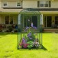 VEVOR Crop Cage, 1,8 x 0,91 x 1,5 m Σκηνή φυτοπροστασίας με πόρτα με φερμουάρ, ανθεκτικό στον άνεμο ψηλό κλωβό καλλιέργειας, εύκολο στην εγκατάσταση, υπερυψωμένο υπαίθριο κάλυμμα κρεβατιού με πλαίσιο, φυτικό δίχτυ για γκαζόν βεράντας κήπου