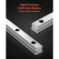 VEVOR Linear Rail Guide Kit, HGR20, 2Pcs 1000 mm (39,4 ιντσών) Γραμμικές ράγες κίνησης και 4 τεμ.