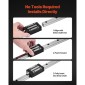 VEVOR Linear Rail Guide Kit, HGR20, 2Pcs 1000 mm (39,4 ιντσών) Γραμμικές ράγες κίνησης και 4 τεμ.
