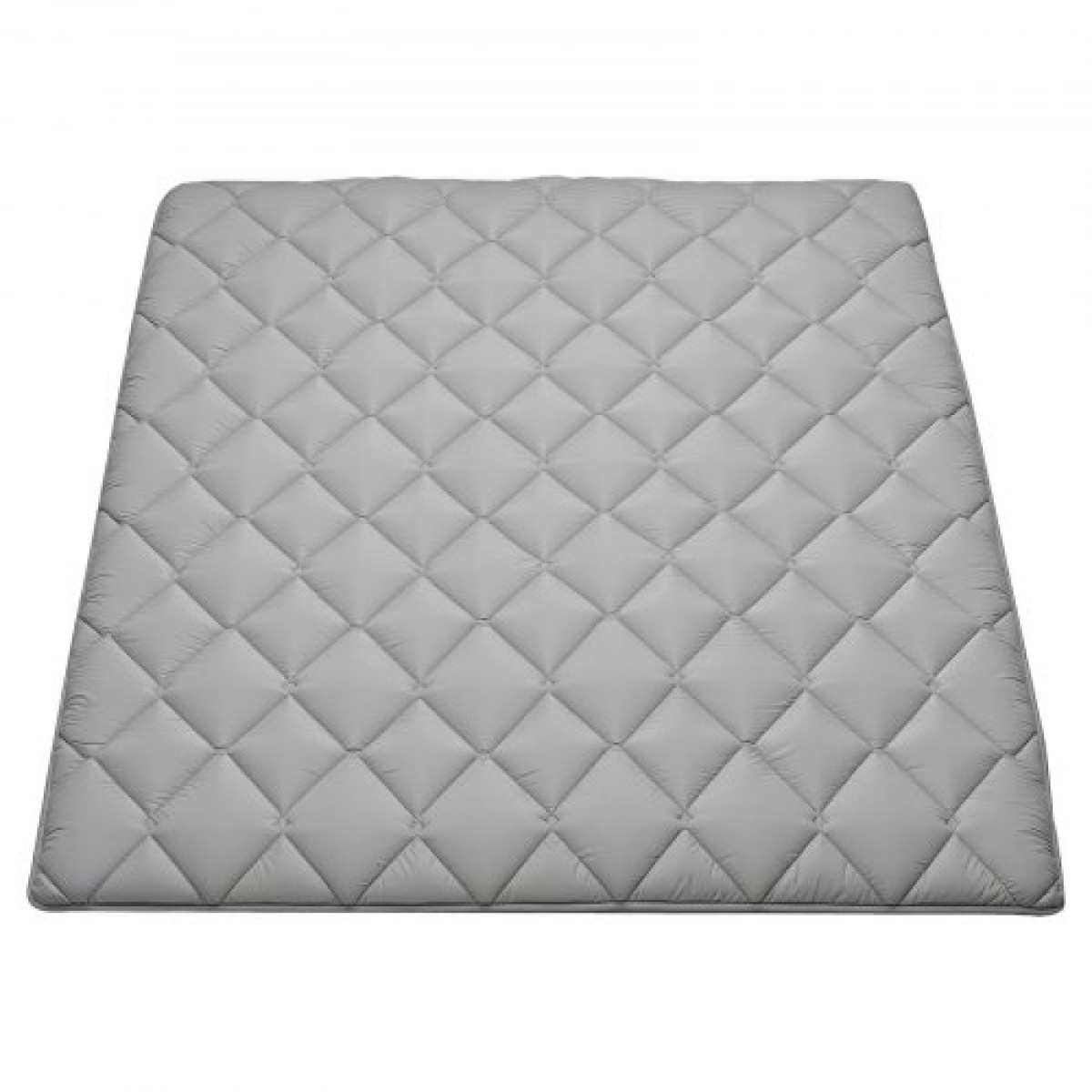 VEVOR Japanese Tatami Mat, Queen Size Πτυσσόμενο Γιαπωνέζικο Στρώμα Τατάμι, Στρώμα Futon με Αποθηκευτική Τσάντα & Στερέωμα, Πατάκι δαπέδου 9 στρώσεων για ύπνο, κοιτώνα, διαλογισμός, γιόγκα, 2032 x 1524 x 63,5 mm, γκρι