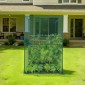 VEVOR Crop Cage, 2,39 x 1,2 x 1,8 m Σκηνή φυτοπροστασίας με πόρτα με φερμουάρ, ψηλό κλουβί καλλιέργειας ανθεκτικό στον άνεμο, εύκολο στην εγκατάσταση, υπαίθριο υπερυψωμένο κάλυμμα κρεβατιού, δίχτυ ντομάτας για γκαζόν βεράντας κήπου