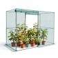VEVOR Crop Cage, 2,39 x 1,2 x 1,8 m Σκηνή φυτοπροστασίας με πόρτα με φερμουάρ, ψηλό κλουβί καλλιέργειας ανθεκτικό στον άνεμο, εύκολο στην εγκατάσταση, υπαίθριο υπερυψωμένο κάλυμμα κρεβατιού, δίχτυ ντομάτας για γκαζόν βεράντας κήπου
