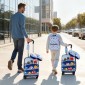 VEVOR Παιδικό Σετ αποσκευών, 5 τεμαχίων, 45,7 εκ. Βαλίτσα με σακίδιο πλάτης & μαξιλάρι σε σχήμα U, σετ αποσκευών φορτηγών για παιδιά, δώρο γενεθλίων για κορίτσια, αγόρια, εγκεκριμένη αεροπορική εταιρεία