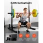 VEVOR Power Cage Squat Rack, Πολυλειτουργικός Εξοπλισμός Τύπου Πάγκου Power Rack με ρυθμιζόμενους γάντζους J 28 επιπέδων, Γυμναστήριο γυμναστικής προπόνησης στο σπίτι για σκουότ με μπάρα, έλξη, άρση βαρών