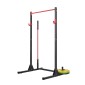 VEVOR Power Cage Squat Rack, Πολυλειτουργικός Εξοπλισμός Τύπου Πάγκου Power Rack με ρυθμιζόμενους γάντζους J 28 επιπέδων, Γυμναστήριο γυμναστικής προπόνησης στο σπίτι για σκουότ με μπάρα, έλξη, άρση βαρών