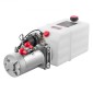VEVOR 7 L Hydraulic Power Unit, Single Acting Dump Trailer Pump, 22 MPa Max Relief Pressure & 3,4 L/min Rate, DC 12V Hydraulic Pump with Metal Reservoir for Dump Trailer Car Lifting