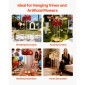 VEVOR Wedding Flower Stand, 10PCS 31,5 ιντσών Stand λουλουδιών, Floral Stand με μεταλλικό laminate, Κυλινδρικό κυβικό Floral ράφι για γάμο, πάρτι, γενέθλια, σπίτι, γαλλικά χρυσά stand