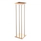 VEVOR Wedding Flower Stand, 10PCS 31,5 ιντσών Stand λουλουδιών, Floral Stand με μεταλλικό laminate, Κυλινδρικό κυβικό Floral ράφι για γάμο, πάρτι, γενέθλια, σπίτι, γαλλικά χρυσά stand