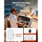 Υδραυλική αντλία τιμονιού VEVOR, 110 kW (150 HP), Αντλία τιμόνι για σκάφος, με μέγιστη πίεση εργασίας 6,9 MPa/1000 psi, περίβλημα από κράμα αλουμινίου, βαλβίδα ελέγχου, αντικαταστάσιμη τσιμούχα άξονα, για εξωλέμβια αλιευτικά σκάφη