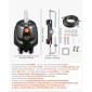 VEVOR Hydraulic Steering Kit, 110kW (150 HP), Marine Boat Hydraulic Steering System, με αντλία πηδαλίου 6,9 MPa/1000 psi, κύλινδρο κλειδώματος διπλής κατεύθυνσης και εύκαμπτους σωλήνες 6 m υψηλής αντοχής, για χρήση ενός σταθμού, χρήσης ενός κινητήρα