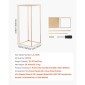 VEVOR Wedding Flower Stand, 10PCS 23,62 ιντσών Stand λουλουδιών, Floral stands με μεταλλικό laminate, ορθογώνια φλοράλ επίστρωση για γάμο, πάρτι, γενέθλια, σπίτι, γαλλικά χρυσά stand