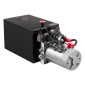 VEVOR 12 L Hydraulic Power Unit, Double Acting Dump Trailer Pump, 22 MPa Max Relief Pressure & 3,4 L/min Rate, DC 12V Hydraulic Pump with Metal Reservoir for Dump Trailer Car Lifting