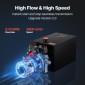 VEVOR 12 L Hydraulic Power Unit, Double Acting Dump Trailer Pump, 22 MPa Max Relief Pressure & 3,4 L/min Rate, DC 12V Hydraulic Pump with Metal Reservoir for Dump Trailer Car Lifting