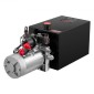 VEVOR 12 L Hydraulic Power Unit, Double Acting Dump Trailer Pump, 22 MPa Max Relief Pressure & 3,4 L/min Rate, DC 12V Hydraulic Pump with Metal Reservoir for Dump Trailer Car Lifting