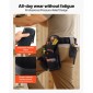 VEVOR Tool Belt, 18 Pockets Professional Tool Pouch for Men, Heavy Duty Adjustable Utility Belt Αποσπώμενη τσάντα εργασίας για Ηλεκτρολόγο, Ξυλουργό, Κατασκευές, Οργάνωση ποδιάς εργασίας, Ρυθμίζει 80-131 cm