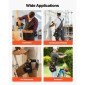 VEVOR Tool Belt, 18 Pockets Professional Tool Pouch for Men, Heavy Duty Adjustable Utility Belt Αποσπώμενη τσάντα εργασίας για Ηλεκτρολόγο, Ξυλουργό, Κατασκευές, Οργάνωση ποδιάς εργασίας, Ρυθμίζει 80-131 cm