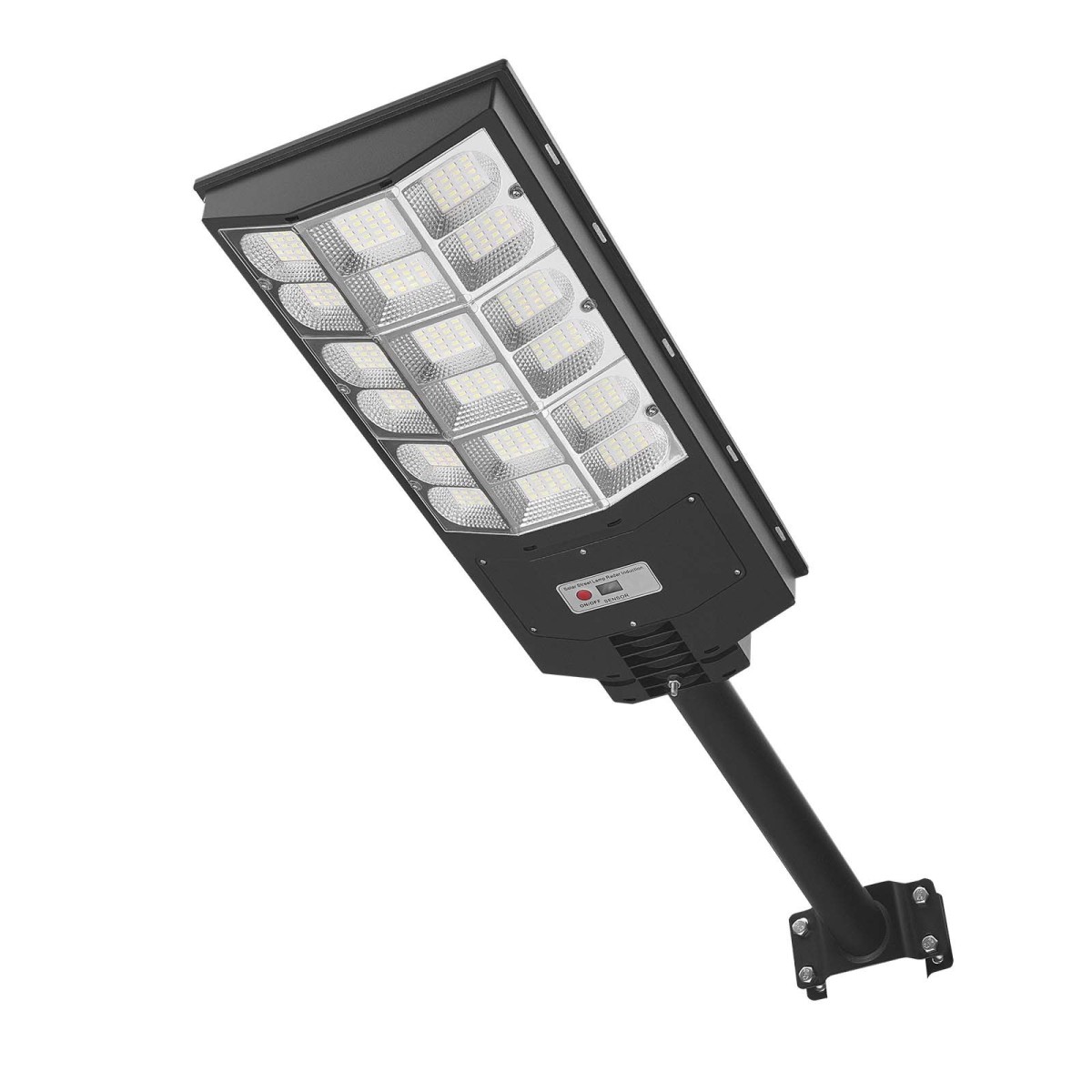 VEVOR 12000W Solar Street Light Outdoor, 900000LM, Επαγγελματικός Χώρος Στάθμευσης Light Dusk to Dawn, LED Flood Security Lamp με αισθητήρα κίνησης, IP65 αδιάβροχος ευρυγώνιος εξωτερικός φωτισμός, για Driveway Yard