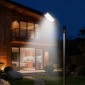 VEVOR 12000W Solar Street Light Outdoor, 900000LM, Επαγγελματικός Χώρος Στάθμευσης Light Dusk to Dawn, LED Flood Security Lamp με αισθητήρα κίνησης, IP65 αδιάβροχος ευρυγώνιος εξωτερικός φωτισμός, για Driveway Yard