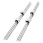 Σετ γραμμικής ράγας VEVOR, SBR25, 2 τεμ. 1200 mm (47,24 ίντσες) Ράγες οδηγών γραμμικής κίνησης και μπλοκ ρουλεμάν 4 τμχ, Πλήρως υποστηριζόμενος άξονας, για κοπή, λείανση, φρέζα, μηχανήματα διάτρησης και άλλα