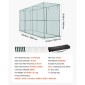 VEVOR Crop Cage, 3,56 x 1,2 x 1,94 m Σκηνή φυτοπροστασίας με πόρτα με φερμουάρ, ψηλό κλουβί καλλιέργειας ανθεκτικό στον άνεμο, εύκολο στην εγκατάσταση, υπαίθριο υπερυψωμένο κάλυμμα κρεβατιού, δίχτυ ντομάτας για γκαζόν βεράντας κήπου
