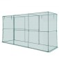 VEVOR Crop Cage, 3,56 x 1,2 x 1,94 m Σκηνή φυτοπροστασίας με πόρτα με φερμουάρ, ψηλό κλουβί καλλιέργειας ανθεκτικό στον άνεμο, εύκολο στην εγκατάσταση, υπαίθριο υπερυψωμένο κάλυμμα κρεβατιού, δίχτυ ντομάτας για γκαζόν βεράντας κήπου