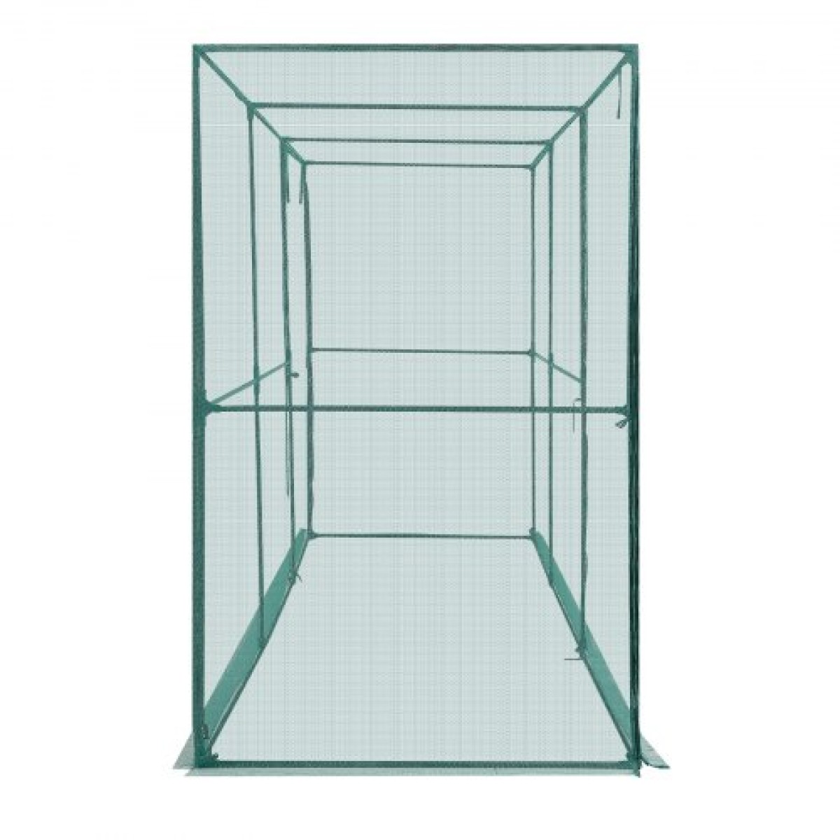 VEVOR Crop Cage, 3,56 x 1,2 x 1,94 m Σκηνή φυτοπροστασίας με πόρτα με φερμουάρ, ψηλό κλουβί καλλιέργειας ανθεκτικό στον άνεμο, εύκολο στην εγκατάσταση, υπαίθριο υπερυψωμένο κάλυμμα κρεβατιού, δίχτυ ντομάτας για γκαζόν βεράντας κήπου