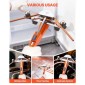 VEVOR Tubing Bender Kit, 6 mm έως 22 mm, Compact Bender Tube Ratcheting Tube Bender, Εργαλείο κάμψης προς τα εμπρός/όπισθεν, με 7 μήτρες από κράμα αλουμινίου, για επισκευή αυτοκινήτου ψύξης κλιματιστικών κλιματιστικών χαλκού HVAC