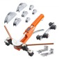 VEVOR Tubing Bender Kit, 6 mm έως 22 mm, Compact Bender Tube Ratcheting Tube Bender, Εργαλείο κάμψης προς τα εμπρός/όπισθεν, με 7 μήτρες από κράμα αλουμινίου, για επισκευή αυτοκινήτου ψύξης κλιματιστικών κλιματιστικών χαλκού HVAC