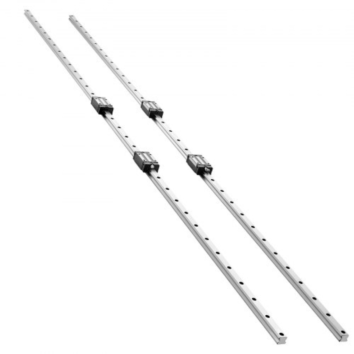 VEVOR Linear Rail Guide Kit, HGR20, 2Pcs 2000 mm (78,74 ίντσες) Γραμμικές ράγες κίνησης και 4 τεμ.