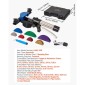 VEVOR Hydraulic Tubing Bender Kit, 6 mm έως 22 mm, Χάλκινος σωλήνας Bender, Σετ εργαλείων κάμψης HVAC, 90° Bend, με 7 έγχρωμες μήτρες από κράμα αλουμινίου, για επισκευή αυτοκινήτου ψύξης κλιματισμού HVAC
