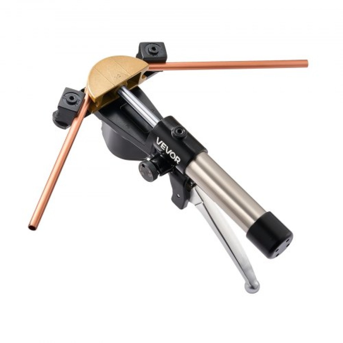 VEVOR Hydraulic Tubing Bender Kit, 6 mm έως 22 mm, Χάλκινος σωλήνας Bender, Σετ εργαλείων κάμψης HVAC, 90° Bend, με 7 έγχρωμες μήτρες από κράμα αλουμινίου, για επισκευή αυτοκινήτου ψύξης κλιματισμού HVAC