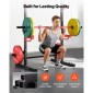 VEVOR Power Cage Squat Rack, Πολυλειτουργικό Power Rack Γυμναστήριο για το σπίτι, Εξοπλισμός προπόνησης δύναμης με 4 μανταλάκια, ρυθμιζόμενοι γάντζοι J και ράβδοι ασφαλείας για πάγκο τύπου Barbell Squat Pull-Up