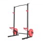 VEVOR Power Cage Squat Rack, Πολυλειτουργικό Power Rack Γυμναστήριο για το σπίτι, Εξοπλισμός προπόνησης δύναμης με 4 μανταλάκια, ρυθμιζόμενοι γάντζοι J και ράβδοι ασφαλείας για πάγκο τύπου Barbell Squat Pull-Up
