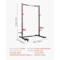 VEVOR Power Cage Rack, Πολυλειτουργικό Squat Rack για γυμναστήριο στο σπίτι, ρυθμιζόμενος σε πλάτος εξοπλισμός προπόνησης δύναμης με 6 μανταλάκια, εξαρτήματα ναρκών ξηράς και ράβδοι ασφαλείας για Squats σε πάγκο.
