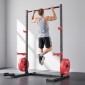 VEVOR Power Cage Rack, Πολυλειτουργικό Squat Rack για γυμναστήριο στο σπίτι, ρυθμιζόμενος σε πλάτος εξοπλισμός προπόνησης δύναμης με 6 μανταλάκια, εξαρτήματα ναρκών ξηράς και ράβδοι ασφαλείας για Squats σε πάγκο.
