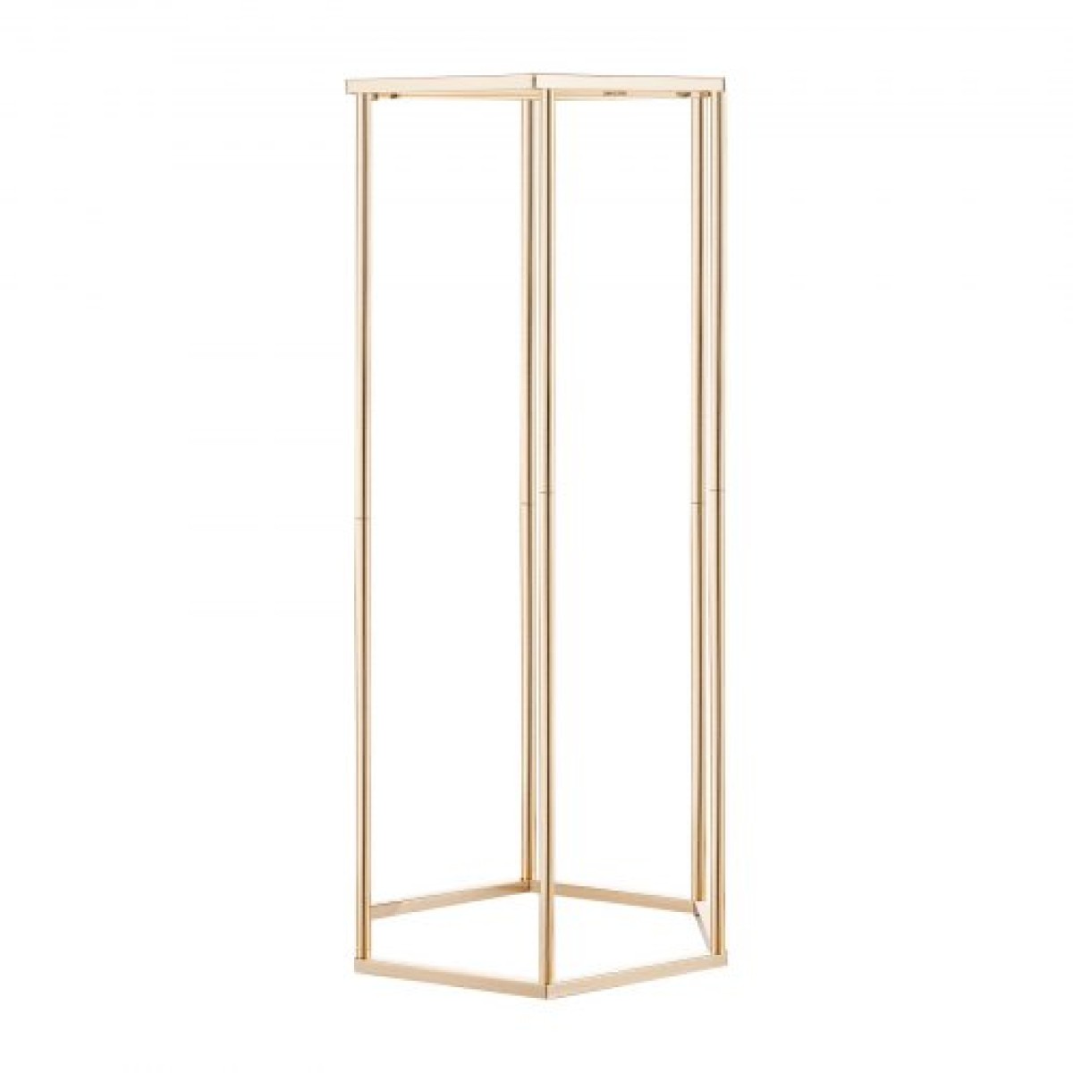 VEVOR Wedding Flower Stand, 10PCS 23,62 ιντσών Στάντ λουλουδιών, Floral Stand με ακρυλικό Laminate, Εξαγωνική κυβική φλοράλ επίστρωση για γάμο, πάρτι, γενέθλια, σπίτι, γαλλικά χρυσά stand