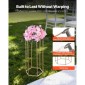VEVOR Wedding Flower Stand, 10PCS 23,62 ιντσών Στάντ λουλουδιών, Floral Stand με ακρυλικό Laminate, Εξαγωνική κυβική φλοράλ επίστρωση για γάμο, πάρτι, γενέθλια, σπίτι, γαλλικά χρυσά stand