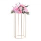 VEVOR Wedding Flower Stand, 10PCS 23,62 ιντσών Στάντ λουλουδιών, Floral Stand με ακρυλικό Laminate, Εξαγωνική κυβική φλοράλ επίστρωση για γάμο, πάρτι, γενέθλια, σπίτι, γαλλικά χρυσά stand