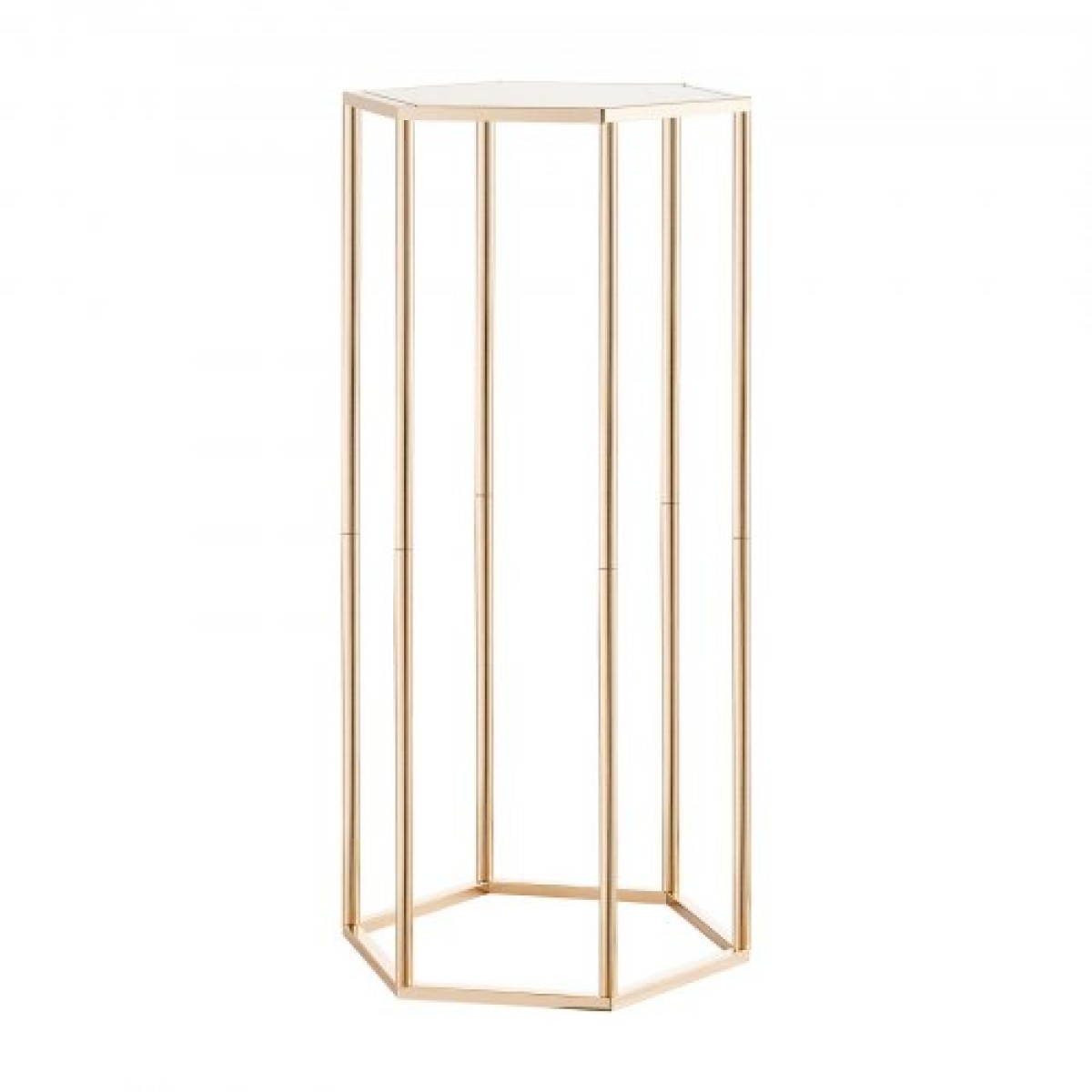 VEVOR Wedding Flower Stand, 10PCS 23,62 ιντσών Στάντ λουλουδιών, Floral Stand με ακρυλικό Laminate, Εξαγωνική κυβική φλοράλ επίστρωση για γάμο, πάρτι, γενέθλια, σπίτι, γαλλικά χρυσά stand