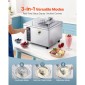 Εμπορική σκληρή παγωτομηχανή VEVOR, 500W 5L ανά ώρα, παγωτομηχανή Gelato Hard Serve με κύλινδρο 2,8L 304 από ανοξείδωτο χάλυβα, Πάνελ LED Auto Clean Υψηλή παραγωγικότητα για εστιατόρια με σνακ μπαρ