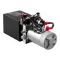 VEVOR 4 L Hydraulic Power Unit, Double Acting Dump Trailer Pump, 22 MPa Max Relief Pressure & 3,4 L/min Rate, DC 12V Hydraulic Pump with Metal Reservoir for Dump Trailer Car Lifting, Μαύρο