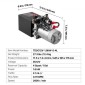 VEVOR 4 L Hydraulic Power Unit, Double Acting Dump Trailer Pump, 22 MPa Max Relief Pressure & 3,4 L/min Rate, DC 12V Hydraulic Pump with Metal Reservoir for Dump Trailer Car Lifting, Μαύρο